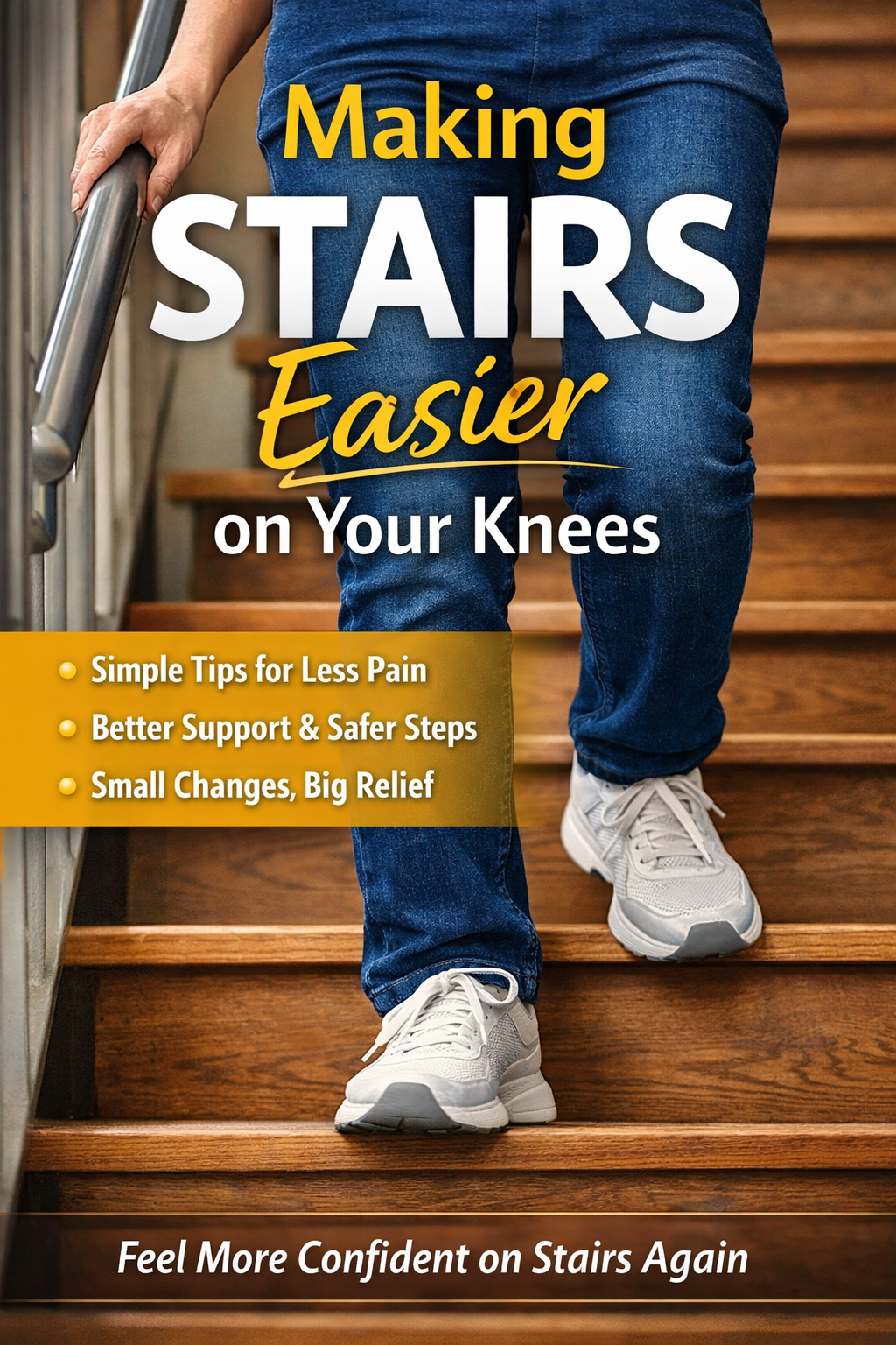 Healthy After™️ Making STAIRS Easier on Your Knees For People Over 60